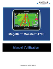 Magellan Maestro 4700 Manuel D'utilisation