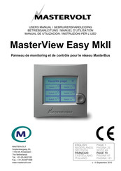 Mastervolt MasterView Easy MkII Manuel D'utilisation