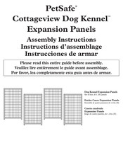 Petsafe Cottageview Dog Kennel Instructions D'assemblage