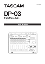 Tascam DP-03 Mode D'emploi