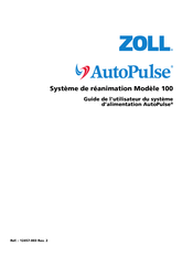 Zoll AutoPulse 100 Guide De L'utilisateur