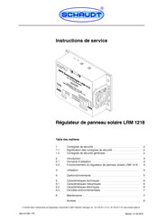 Schaudt LRM 1218 Instructions De Service