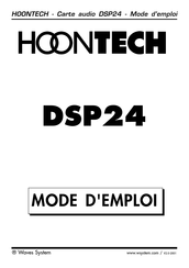 Hoontech DSP24 Mode D'emploi