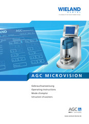 WIELAND Dental AGC MICROVISION Mode D'emploi