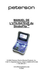 Peterson StroboFlip Manuel De L'utilisateur