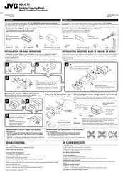 Jvc KD-G111 Manuel D'installation