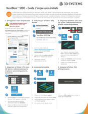 3D Systems NextDent 5100 Guide De Démarrage