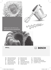 Bosch MFQ2 Série Mode D'emploi