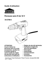 jobmate 54-2799-0 Guide D'utilisation