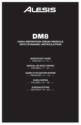 Alesis DM8 Guide D'utilisation Rapide