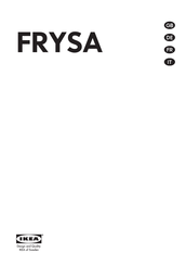 IKEA FRYSA Consignes De Sécurité