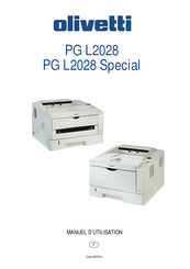 Olivetti PG L2028 Manuel D'utilisation