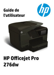 HP Officejet Pro 276dw Guide De L'utilisateur