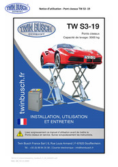 twin busch TW S3 -19 Notice D'utilisation