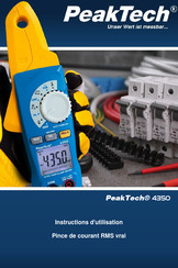 Peaktech 4350 Instructions D'utilisation