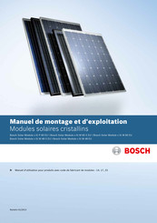Bosch Solar c-Si P 60 EU Manuel De Montage