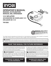 Ryobi YN100A Manuel D'utilisation