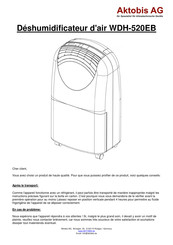 Aktobis WDH-520EB Instructions D'utilisation