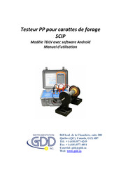GDD Instrumentation TDLV Manuel D'utilisation