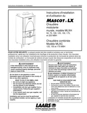 Laars MASCOT MLXH 150 Instructions D'installation Et D'utilisation