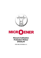 MICROENER DTIVA/M Manuel D'utilisation