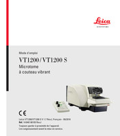 Leica Geosystems VT1200 S Mode D'emploi