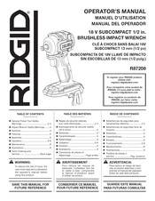 RIDGID R87208 Manuel D'utilisation