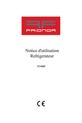 FRIONOR FI1454F Notice D'utilisation