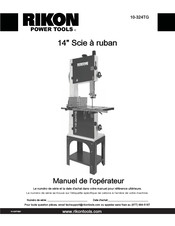 Rikon POWER TOOLS 10-324TG Manuel De L'opérateur