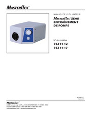 Masterflex 75211-12 Manuel De L'utilisateur