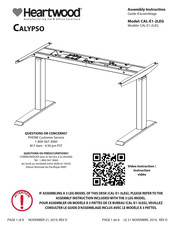 Heartwood CAL-E1-2LEG Guide D'assemblage