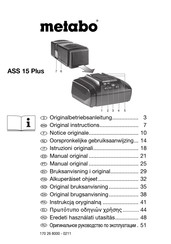 Metabo ASS 15 Plus Notice Originale