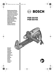Bosch PSB 550 RA Instructions D'emploi