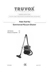 Tacony TRUVOX INTERNATIONAL Valet Tub Vac Manuel D'utilisation