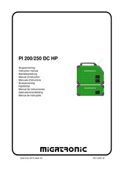 Migatronic PI 200 DC HP Manuel D'instructions