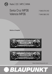 Blaupunkt Valencia MP36 Notice D'emploi
