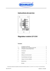 Schaudt LR 1218 Instructions De Service