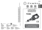 Cembre TC085 Notice D'utilisation Et Entretien