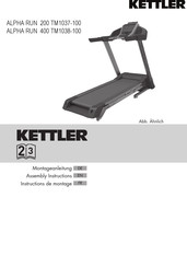 Kettler TM1037-100 Instructions De Montage