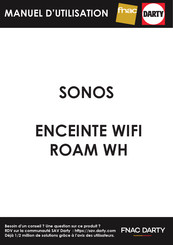 Sonos ROAM WH Manuel D'utilisation