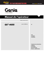 Terex Genie GS-4655 Manuel De L'opérateur