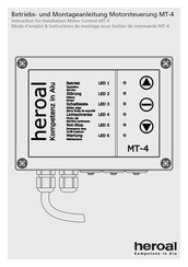 heroal MT-4 Mode D'emploi Et Instructions De Montage