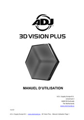 ADJ 3D Vision Plus Manuel D'utilisation