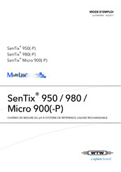 Xylem WTW SenTix Micro 900 Mode D'emploi