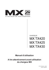 MX TX420 Manuel D'utilisation