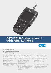 OTC OTC 3210 Codeconnect Guide De Démarrage Rapide