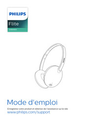 Philips Flite SHB4405 Mode D'emploi