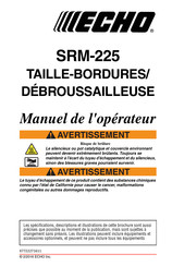 Echo SRM-225 Manuel De L'opérateur