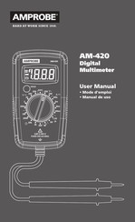 Amprobe AM-420 Mode D'emploi