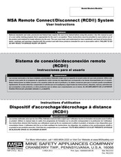 MSA RCD TWP 219 L Instructions D'utilisation